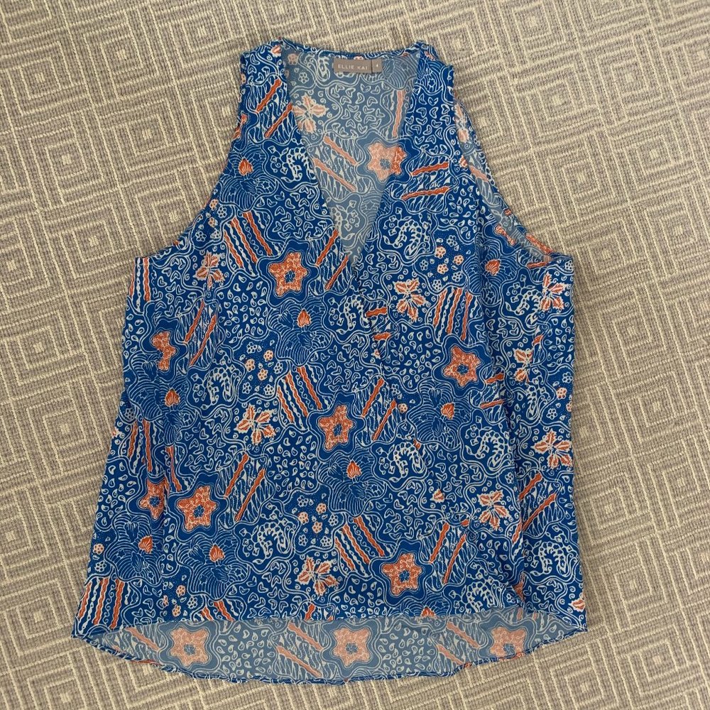 Ellie Kai Sleeveless Silk Top